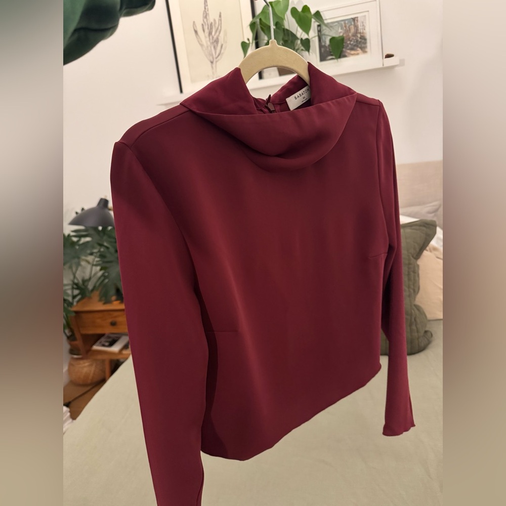 Aritzia Babaton Rembrandt Turtleneck Blouse - Picture 3 of 8